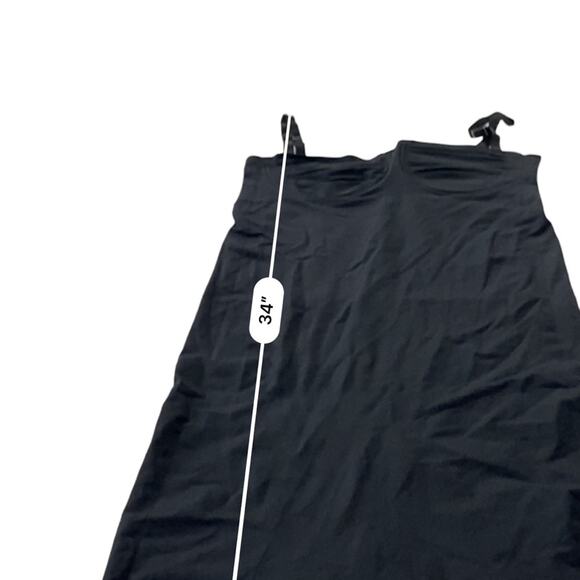 VICTORIA’S SECRET Black underwire knee length shapewear dress Size Large - Picture 6 of 9